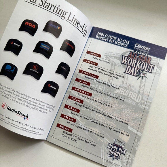 2001 MLB A Fan's Guide To The John Hancock All-Star FanFest Seattle Baseball All - Picture 4 of 4